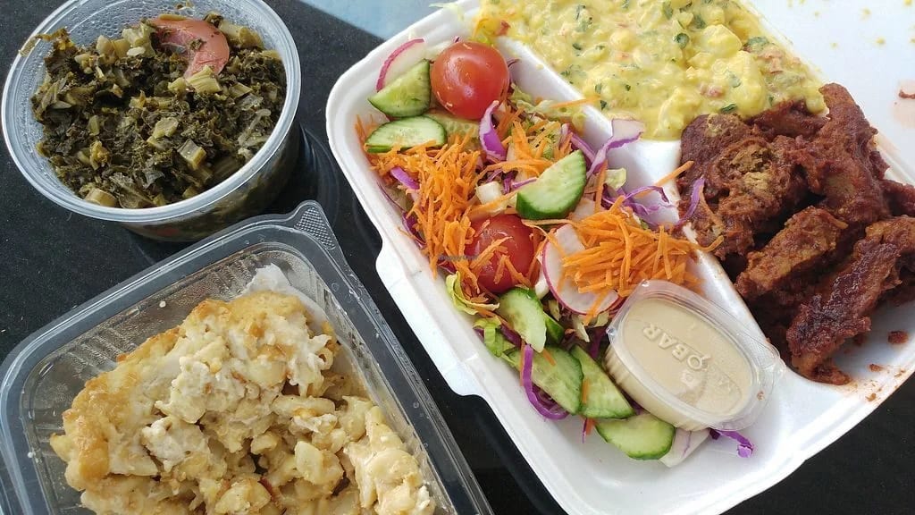 Plant-based spread from the Village of Peace kitchen